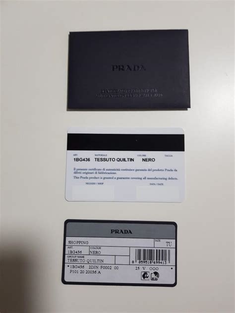 buy prada authenticity card|prada card authenticity check.